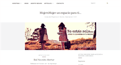 Desktop Screenshot of mujerxmujer.com